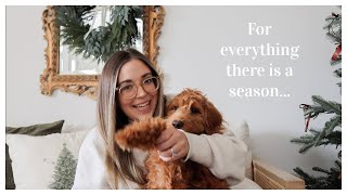 For everything there is a season...