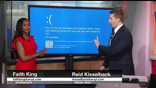 Meteorologist pranks anchor for April Fools' Day