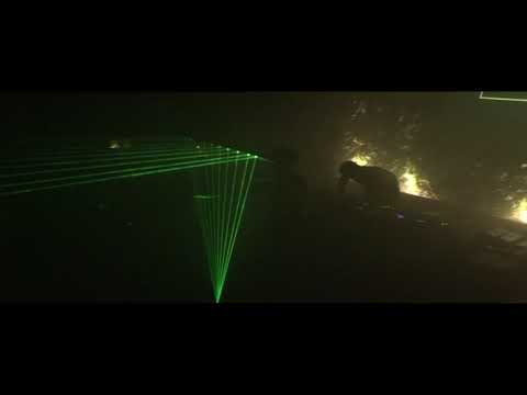 Keymera project - Alex Guesta show with harp laser