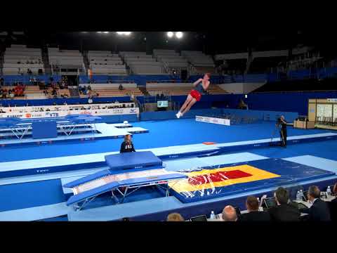SMITH Simon (USA) M - 2019 Trampoline Worlds, Tokyo (JPN) - Qualification Double Mini R1