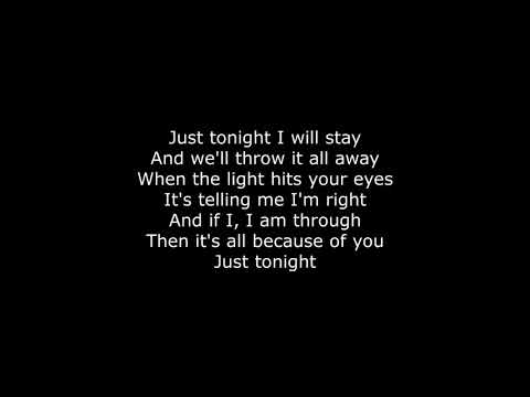 The Pretty Reckless - Just Tonight (Lyrics)