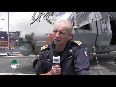 The fregate LUIGI RIZZO of the Italian Navy