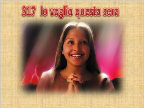 317  IO VOGLIO QUESTA SERA - KARAOKE