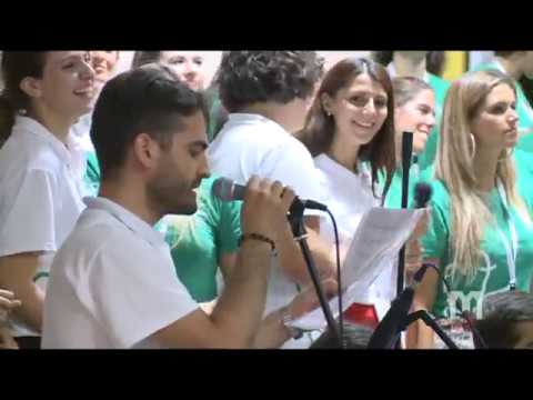 Mladifest 2017 Medjugorje- Kyrie Eleison - Vincenzo Farinaceo (Ave Maria,Bishop Maria Eleganti)