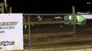 preview picture of video '9-6-2014 Charger Wreck Outlar & Williams Carolina Speedway Lakeview SC'