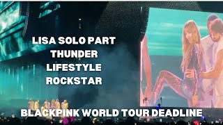 Download lagu Lisa - Thunder, Lifestyle & Rockstar Live | Blackpink World Tour Deadline Jakarta Day 1 mp3