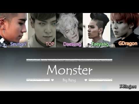 Big Bang - Monster | Sub (Han - Rom - English) Color Coded Lyrics