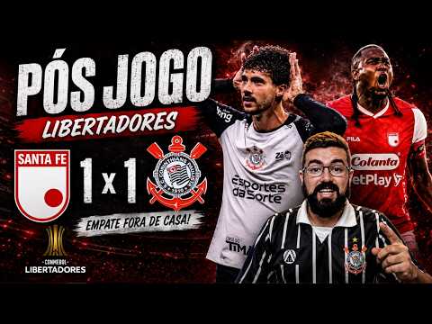 GUSTAVO HENRIQUE É UM PILAR DO TIMÃO! PÓS JOGO SANTA FE 1X1 CORINTHIANS