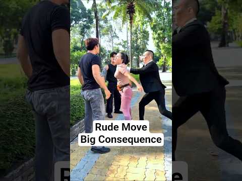 Rudeness Has Consequences #NamHuynhOfficial #martialarts #selfdefense