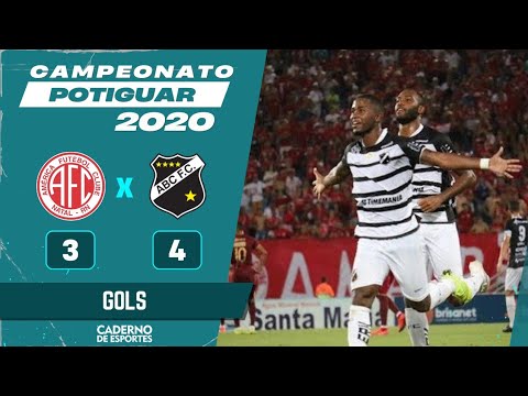 América RN 3 x 4 ABC - Campeonato Potiguar 2020 - Gols