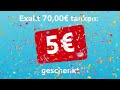 Der neue Esso Radiospot - exakt 70â?¬ tanken, 5â?¬ Esso-Gutschein erhalten.