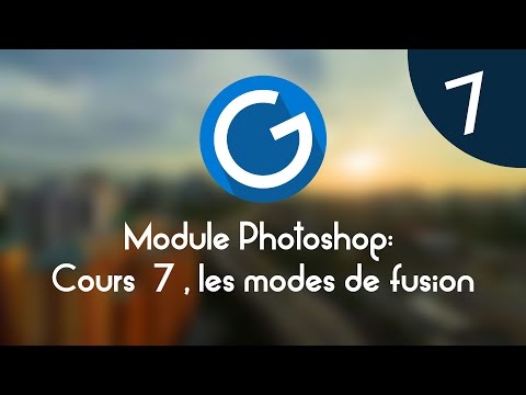 Formation IMM Module Photoshop Cours tuto 7 les modes de fusion