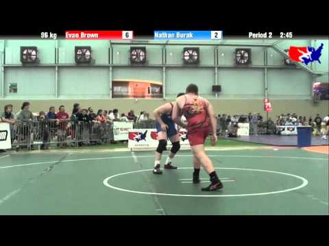 Evan Brown vs. Nathan Burak at 2013 ASICS University Nationals - FS