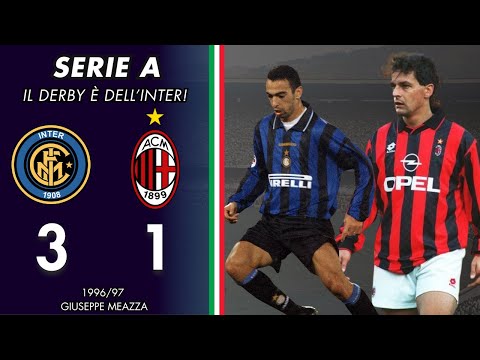 Inter Milan vs. AC Milan | 1996/97 Serie A | Trionfo dell'Inter nel derby della Madonnina