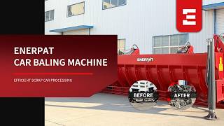 New Enerpat Mobile Car Baler metal baler | Image 4 - Machineryline