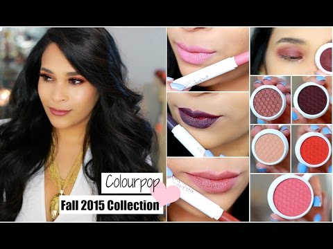 Colourpop Fall 2015 90s Collection Try On Swatches Under 5 Minutes! MissLizHeart