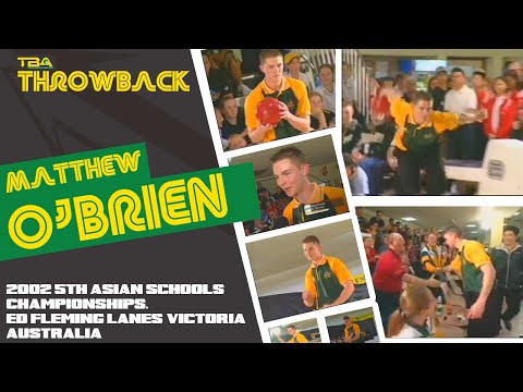Throwback: Matthew O'Brien wins GOLD at 5th Asian Schools Tenpin Championships