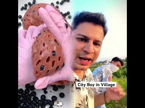 City Boy in Village ⛰️ Sawan Koull #village #villagelife #city #boy #relatable