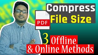 How to Compress PDF File Size? | Reduce PDF File Size Without Losing Quality in Offline and Online.