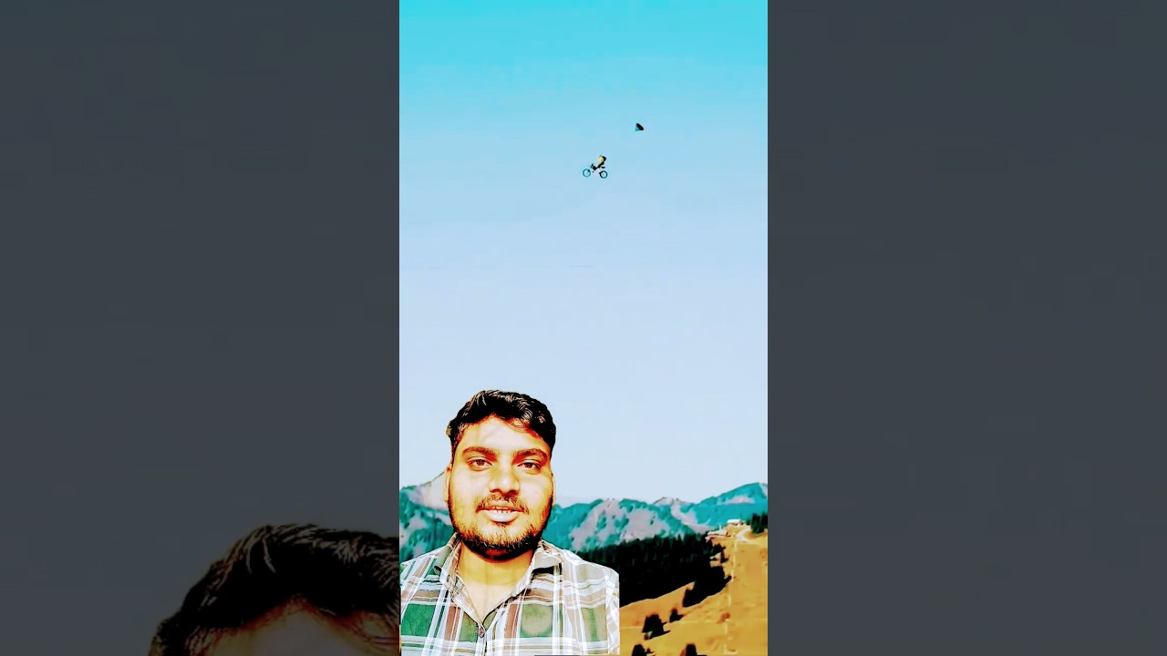 Not The Average BASE Jump😝 | #crash #rider #sports #bikeride