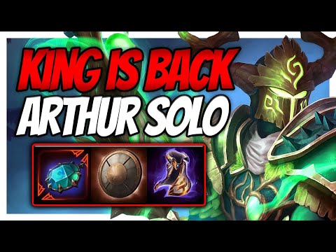 KING ARTHUR IS BACK BABY! - Smite King Arthur solo Ranked