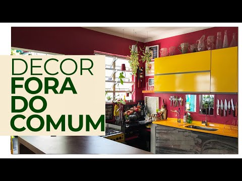 APTO SUPER DIFERENTE E FORA DO COMUM - ELA OUSOU NA DECORAÇÃO E DEIXOU A CASA LINDA E SEM IGUAL
