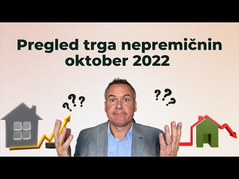 Pregled trga nepremičnin oktober 2022