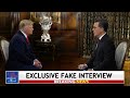 Stephen Colbert’s Interview Of Sean Hannity’s Interview Of The Former President