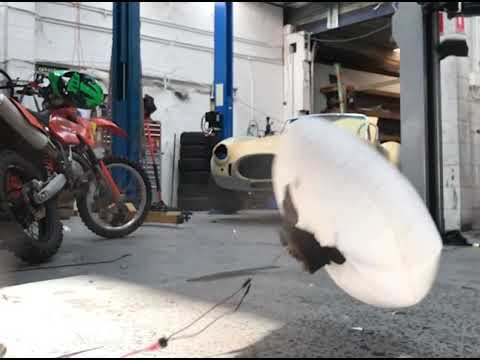 Slo-mo SRS Airbag Deployment