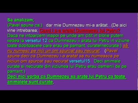 Viziunea lui Petru- Faptele Ap. 10.