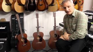 Video thumbnail for Overview of Martin guitars: 15 & 15M series by jeffallenfrance