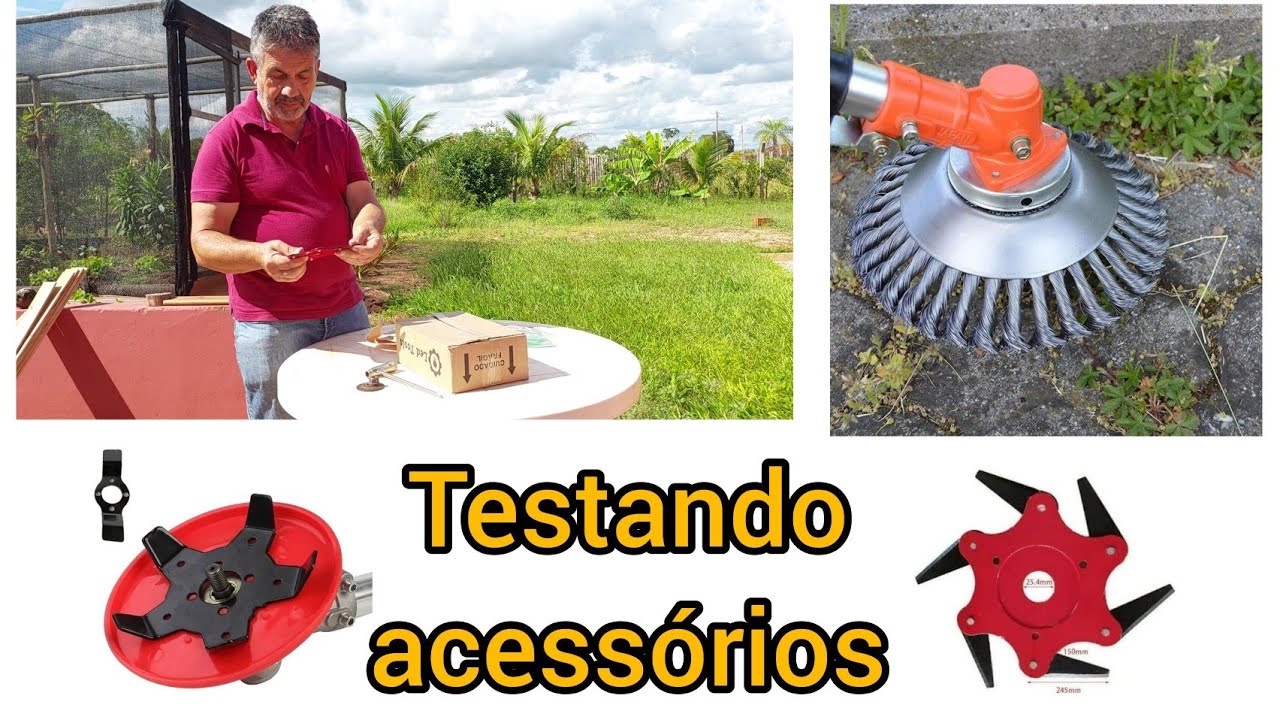 Acessórios para roçadeira. #vidanaroça