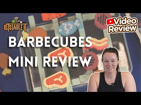 Barbecubes Board Game Mini Review | Dexterity Meets BBQ Fun! 🍔🔥