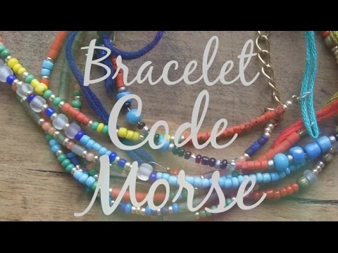 Teen DIY: Morse Code Bracelets 