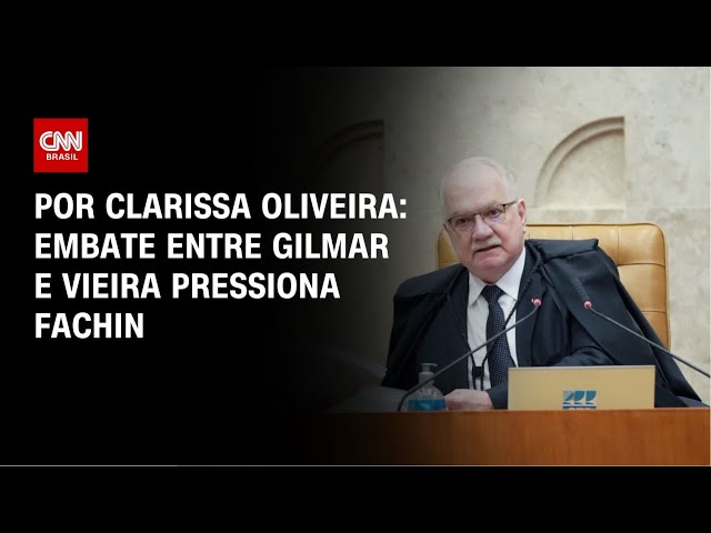 Análise: Embate entre Gilmar Mendes e Alessandro Vieira pressiona Fachin | BASTIDORES CNN