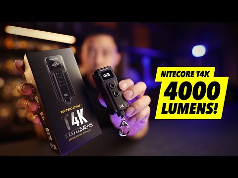 Yes They Finally Did It... 4000 lumens In A Thumb Sized Light! - T4K First Look