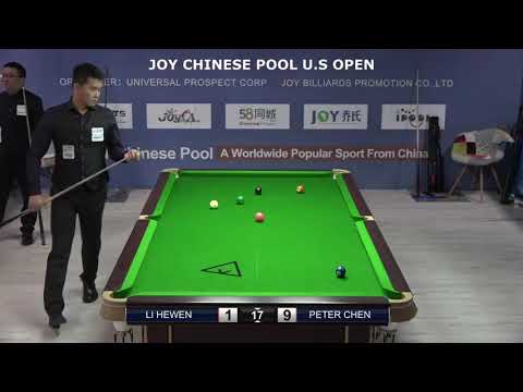 Li Hewen VS Peter Chen - 2018 Joy Chinese Pool U.S. Open