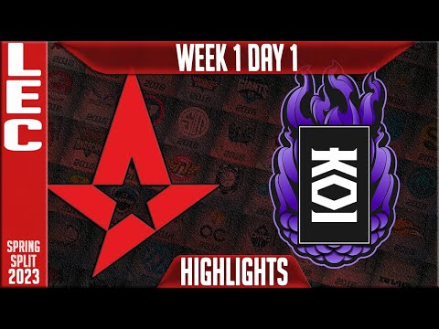 AST vs KOI Highlights | LEC Spring 2023 W1D1 | Astralis vs KOI
