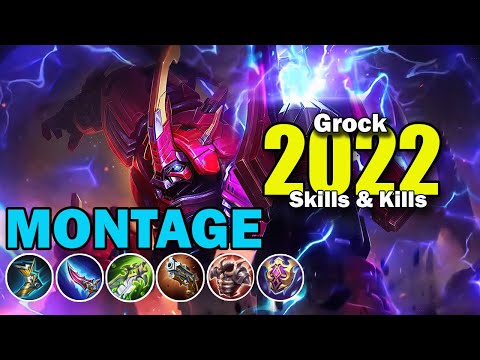 WTF DAMAGE!! Montage Grock Gameplay 2022  | Grock Assassin