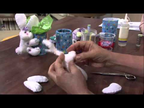 Mulher.com 06/02/2013 Regina Morena - Lata decorada páscoa  parte 02