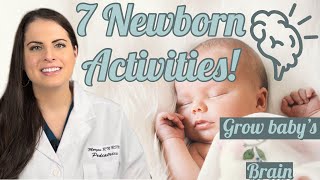 HOW TO PLAY WITH A NEWBORN | 7 TIPS & BRAIN DEVELOPMENT ACTIVITIES FOR ONE MONTH OLD BABY