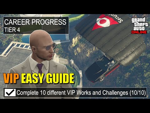 VIP Work & Challenges Guide Tier 4 Career Progress