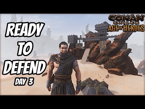 I Built a Base on the MOST ACTIVE PvP Server - Conan Exiles