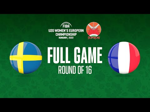 Sweden v France | Full Basketball Game | FIBA U20 Women's European Championship 2022