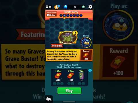 [08/13/25 PVZ Heroes] Today's Puzzle Party