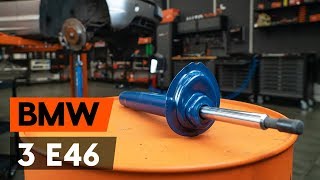 How to change a front shock strut on BMW 3 (E46) [TUTORIAL AUTODOC]
