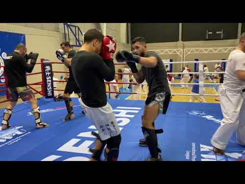 Nikolay Yorgov and Thomas Doeve in friendly spar