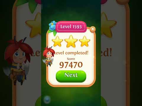 BLOSSOM BLAST SAGA 🌼 LEVEL - 1593😎  no booster use 👑👑 3 star 🌟 🌟 🌟