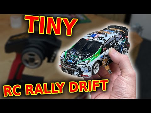 Tiny FAST RC Rally Car DRIFTING