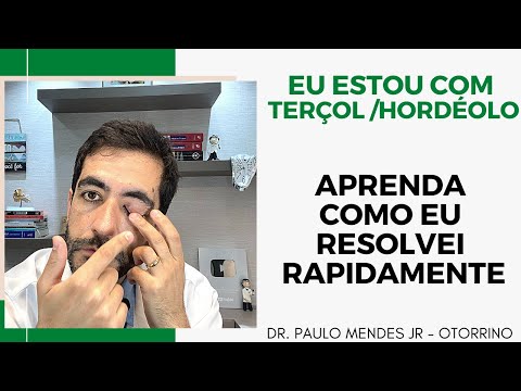 Hordeolo / Terçol : quais sāo os sintomas, como evitar e o tratamento?